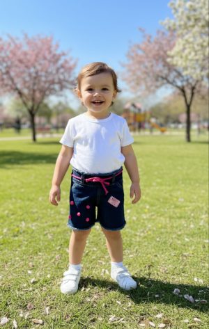 Shorts jeans infantil