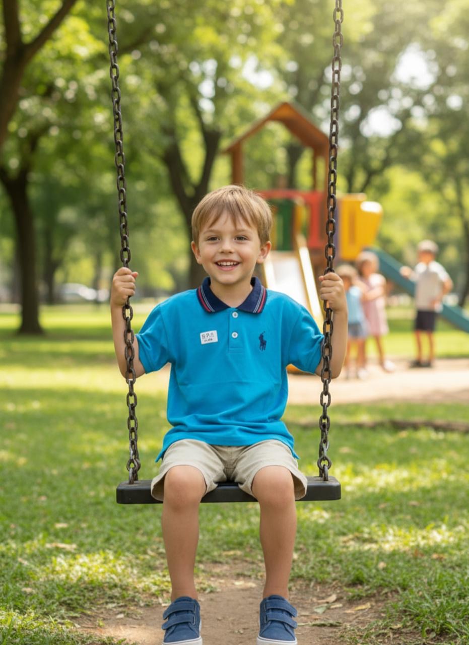 Camisa polo infantil