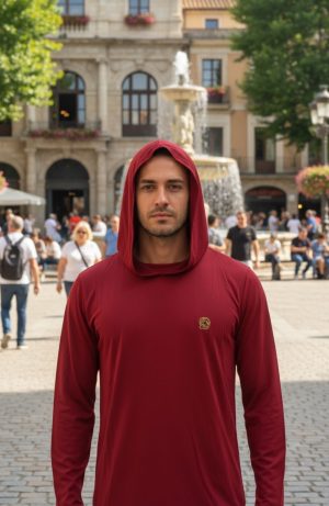 Camisa com capuz