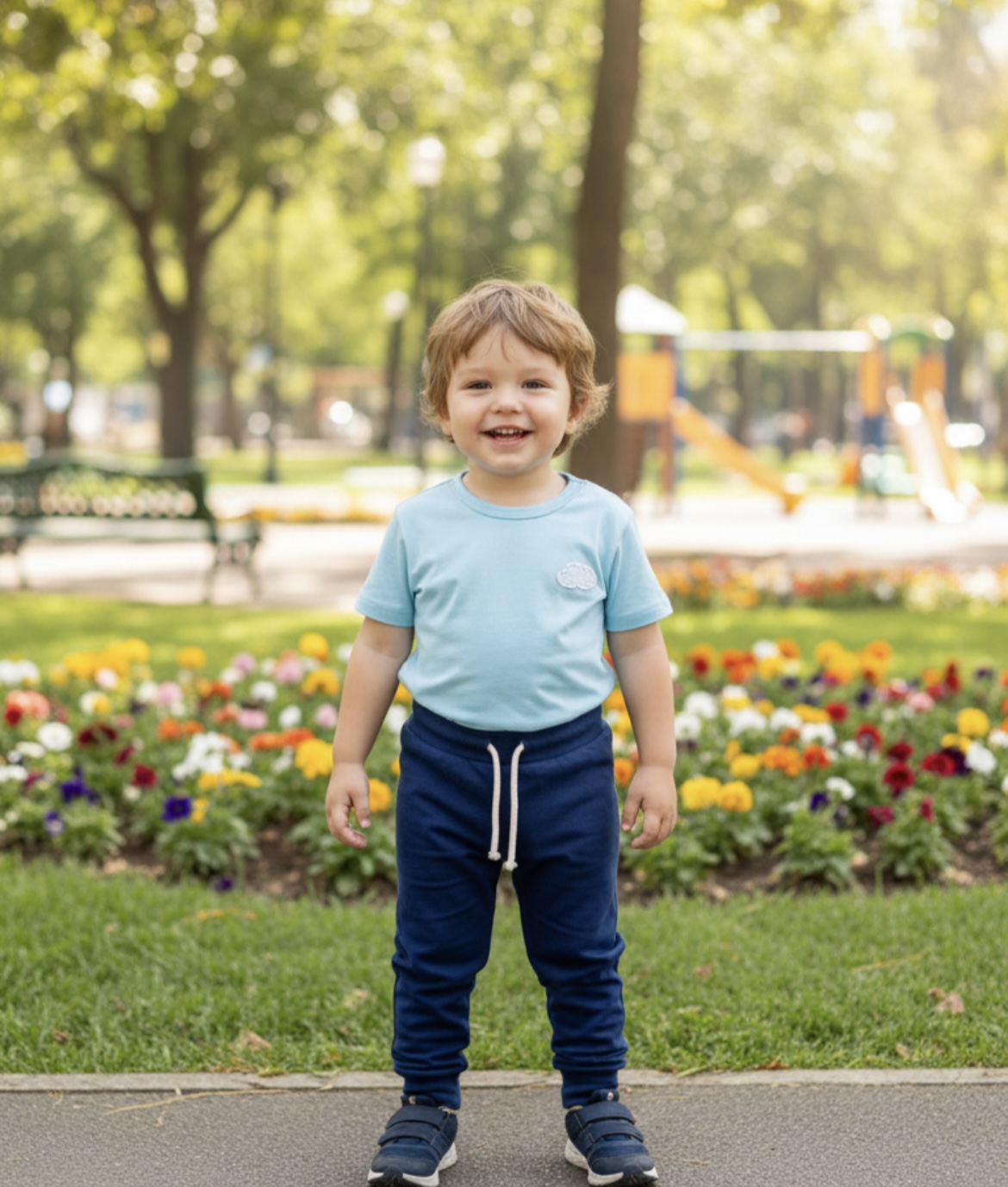 Calça infantil de moletinho masculino - Imagem 2